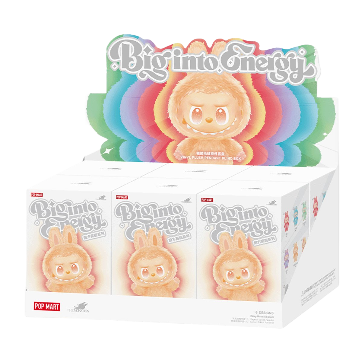 Pop Mart Labubu The Monsters Big into Energy (6 Blind Box)