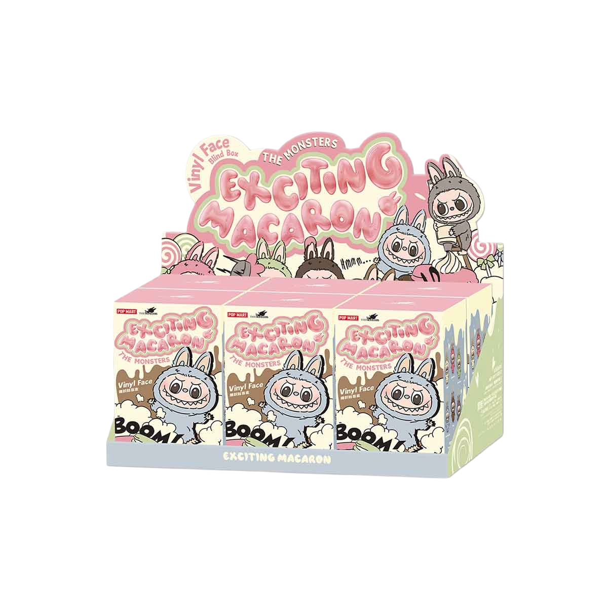 Pop Mart Labubu The Monsters Exciting Macaron (6 Blind Box)